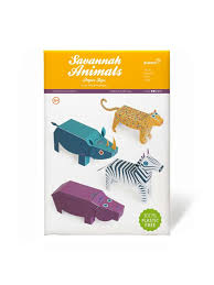 Hi, ich hoffe, dass ihr das noch nicht. Buy Savannah Animals Cut Out Paper Toys Model Craft Sheet Roman S