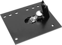 Utilizes same universal base rails as drawtite, reese and hidden hitches standard 5th wheels. Amazon Com Reese Towpower 8339 Fold Down Gooseneck Hitch Platform Automotive