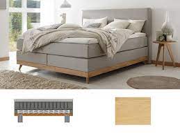 Grundsätzlich setzen sich die betten aus füßen, dem boxspring (untergestell + unterfederung) generell unterteilt man die boxspringbetten in den skandinavischen und den amerikanischen typus. Boxspringbetten Aufbau Qualitat Vorteile Alles Zum Schlafen