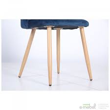 Стул обеденный Sherry beech/blue velvet 545868