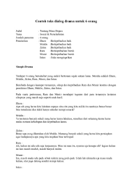 Mau paham pengertian unsur unsur teks drama yuk simak. Nick S Stock Prediction Project Blog Contoh Naskah Drama Bahasa Jawa 6 Orang Tema Persahabatanrar Showing 1 1 Of 1