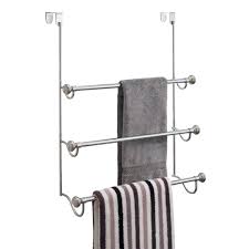 Help your towels dry quickly with this bath towel rack by kingston brass. Interdesign York Over The Shower Door Towel Rack For Bathroom Chrome Brushed Walmart Com Walmart Com