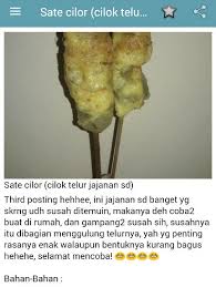 Aci telor cilor goreng :: Resep Jajanan Anak For Android Apk Download