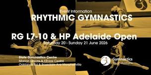 RG Level 7-10 & HP Adelaide Open