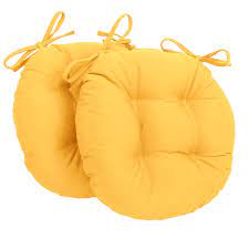 Cuscino rotondo in velluto rigato bianco. 830 Euroricami Viterbo Corredocasa Set Cuscini Arredo Per Sedia 2 Pezzi Rotondi 35 Cm Con Lacci Colo