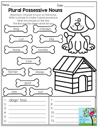 Plural Possessive Nouns Learning Grammar In 2nd Grade Couldn T Be More Fun Possessive Nouns Nouns First Grade First Grade Worksheets
