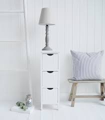 Winado end table shelf narrow nightstand side chair living room furniture brown. Dorset Max 25cm Narrow White Bedside Table The White Lighthouse Slim Bedroom Furniture