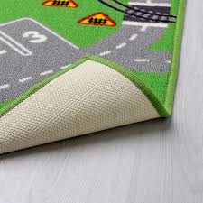 A good rug pad is essential. Storabo Rug Green 75x133 Cm Ikea