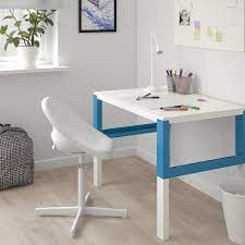 Polished round corner to prevent bumping. Loberget Sibben Children S Desk Chair White Ikea