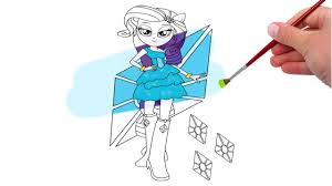 Rarity is one of the main my little pony characters. My Little Pony Equestria Girl Mlp Rarity Coloring Pages Youtube