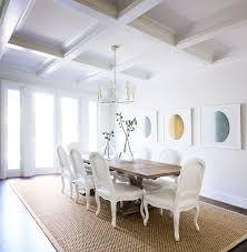 Quiet moments #1563 by benjamin moore Coffered Ceiling Dining Room Transitional Dining Room Mas Design