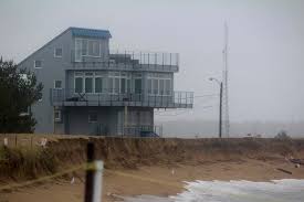 High Tides Wash Sand From New Reservation Terrace Berm On