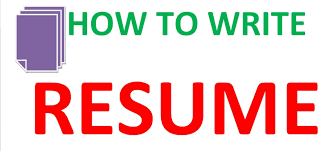 HOW TO WRITE A RESUME FOR JOB - YouTube