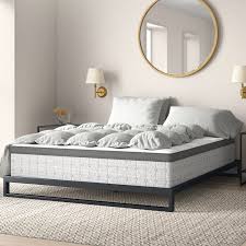 If your bed is lower to the floor, bed risers could be an option for added height. Alwyn Home Hanley Heavy Duty Bed Frame Reviews Wayfair