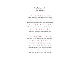You Raise Me Up By Josh Groban Piano Songs For Beginners Drum Sheet Music Beginner Piano Music