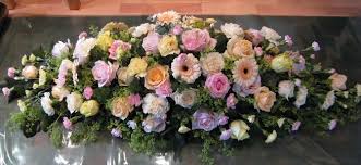 Funeral etiquette regarding flowers and what, if anything, to send relatives of the deceased appears daunting but is, in truth, far simpler than most at first think. Buy Coffin Top Funeral Flower Arrangement Littleflowerhut