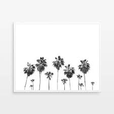 Black And White Palm Tree Pictures Palm Tree Print Palm Tree Art Black And White Palms Etsy Palm Tree Art Palm Tree Wall Art Tree Art
