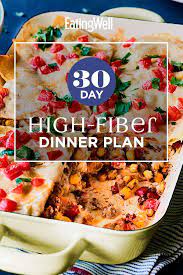 They also happen to be high in cholesterol, with one large egg delivering 211 mg of cholesterol, or 70% of the rdi (11). 30 Day High Fiber Dinner Plan High Fiber Dinner Low Cholesterol Recipes High Fiber Foods