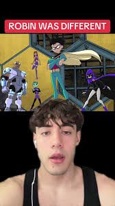 Robin Jumps Through Tv