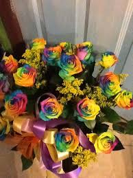 Rainbow flower shop is a flower shop in huron delivering fresh flowers to the great citizens around the area. Rainbow Roses In Huntington Ny Funky Flower Shop