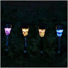 Lights with motion sensors and settings that go from dim to bright when motion is detected; Mosaic Stake Solar Led Light Lawn Decoration Lamp