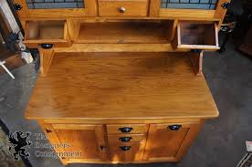 antique oak wilson kitchen cabinet