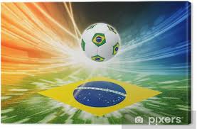 Les meilleures offres pour patch badge ecusson brode imprime thermocollant drapeau ballon foot bresil sont sur ✓ comparez les prix et les spécificités des produits neufs et d'occasion ✓ pleins d'articles en livraison gratuite! Tableau Sur Toile Le Ballon De Football Et Le Drapeau Du Bresil Pixers Nous Vivons Pour Changer