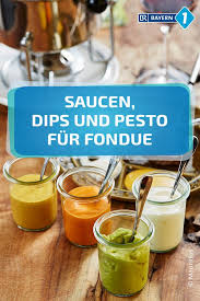 Fondue Saucen Dips Pesto Und Saucen Furs Silvesterfondue Br De Fondue Saucen Fondue Raclette Ideen