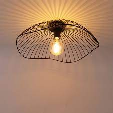 design plafondlamp zwart 50 cm pua plafondlamp hanglamp binnenverlichting