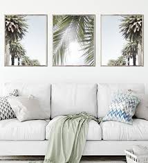 No minimums high quality printing 100% satisfaction guaranteed. Palm Trees Framed Wall Art Set Of 3 Tropical Theme Beach Theme Nature Art Choose Size Tree Canvas Framed Wall Art Sets Frames On Wall
