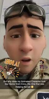 Hector from Coco #SnapFilters #fyp #coco #TostitosUnspokenBonds  #MaxPlumpJump #TWDSurvivalChallenge