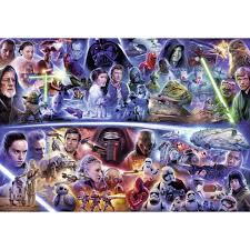 We started with the last part of the puzzle, d (don't ask.), currently working on the last part. Ravensburger Star Wars Episode I Vii 18 000pc Jigsaw Puzzle On Onbuy