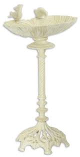Find great deals on ebay for wrought iron candle holder. Casa Padrino Art Nouveau Bird Bath With 2 Decorative Birds Cream 50 X H 93 Cm Cast Iron Bird Bath Garden Patio Decoration Accessories