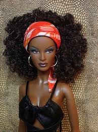 Trinidad Tobago Look Black Barbie Natural Hair Doll Black Doll