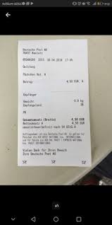 Hallo, ist das hier eine gefälschte quittung? Dhl Quittung Sendungsnummer Post Paket Versand