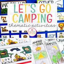 Daily preschool curriculum & themes. Camping Theme Activities For Preschool Pre K And Kindergarten Tpt