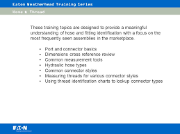 Eaton Weatherhead Training Series Ppt Video Online Download