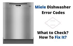 If, however, you require any help, miele customer service can provide rapid and reliable assistance. All Miele Dishwasher Error Codes How To Activate Service Mode Diy Appliance Repairs Home Repair Tips And Tricks