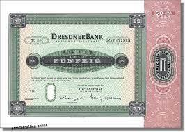 Iban für ein konto bei commerzbank vormals dresdner bank in frankfurt am main generieren. Dresdner Bank Ag Hochdekorative Alte Ausgabe