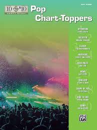 10 For 10 Sheet Music Pop Chart Toppers Easy Piano