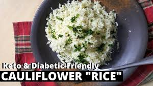 Maybe you would like to learn more about one of these? Cauliflower Rice Recipe Keto Rice Diabetic Friendly Youtube