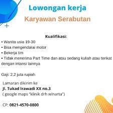 We did not find results for: Lokerbali 29 Juli Dibutuhkan Karyawan Serabutan Facebook