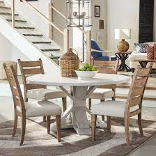 Squan furniture features beautiful dining and bedroom sets by klaussner furniture. Trisha Yearwood Home Collection By Klaussner Coming Home Five Piece Dining Set With Get Together Table And Contrasting Ladderback Chairs Rooms For Less Dining 5 Piece Sets