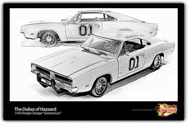 General Lee Drawing General Lee Car Illustration Cars Movie