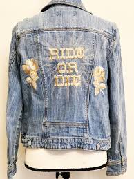 Order ladies and men's custom logo embroidered waterproof jackets, rainwear, and ponchos for your. Ride Or Die Custom Embroidered Denim Jacket Multiple Etsy In 2021 Embroidered Denim Embroidered Denim Jacket Denim Jacket Women