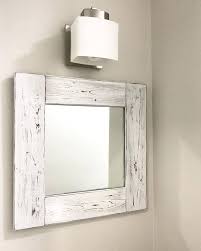 Whitewash Mirror Wood Frame Mirror White Wood Mirror Bathroom Mirror Wall Mirror Decorative Mirror Wood Framed Mirror Shabby Chic Mirror Frame Wood Mirror