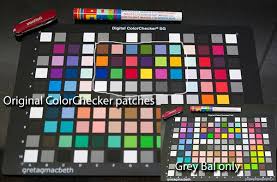 digital camera profiling with sg colorchecker card