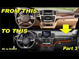 Mercedes g class interior conversion. Mercedes W166 Ml Conversion To Gle Dashboard And Amg Cluser Retrofit Interior Upgrade Part 3 Youtube
