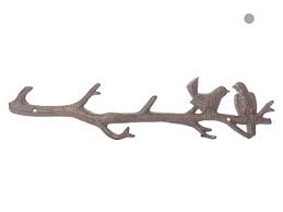 Cast iron birds on branch hanger with 6 hooks. Amazon Com Cast Iron Birds On Branch Hanger With 6 Hooks Decorative Cast Iron Wall Hook Rack For Coats Hats Keys Tow Wall Hook Rack Iron Wall Hook Rack