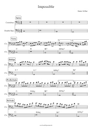Impossible By James Arthur Sheet Music For Woodwinds Other Solo Musescore Com